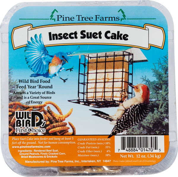 Pine Tree Farms Insect Suet Cake 12 Oz