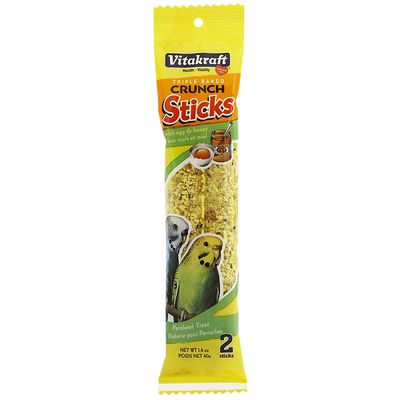 the Pet Stop by Bird Supply of NH > Food - Diets > Vitakraft Parakeet  Crunch Egg & Honey Treat Sticks 1.4 Oz