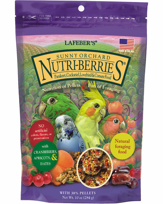 Lafeber Sunny Orchard Nutri-Berries Cockatiel/Keet Food 10 Oz