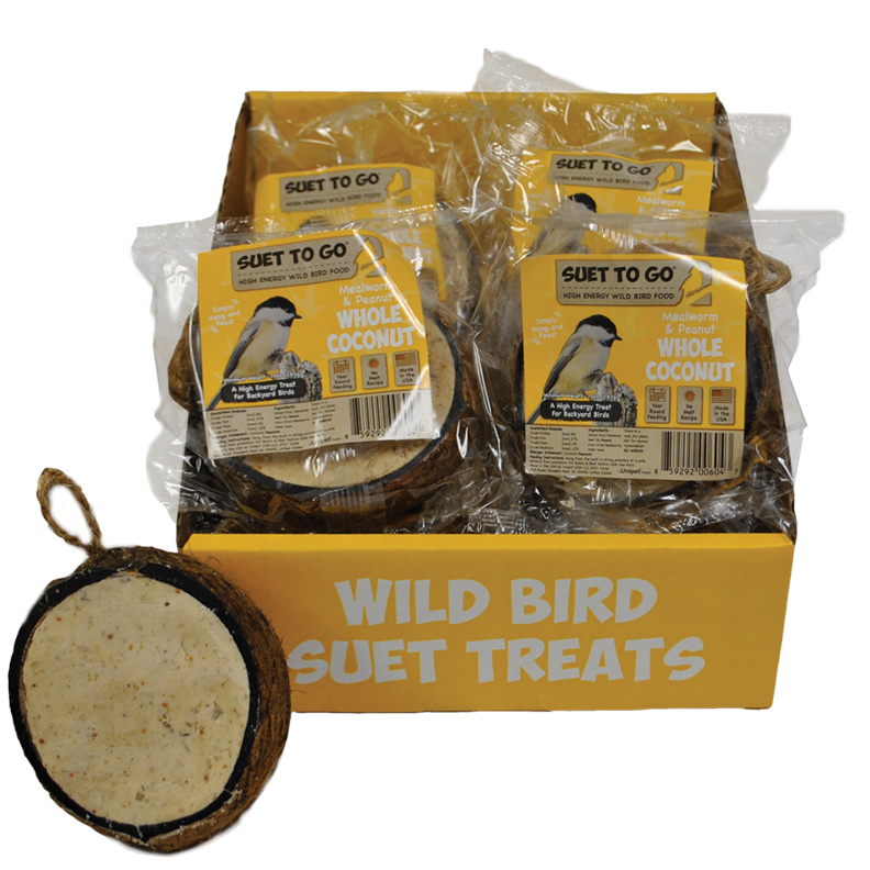 Suet To Go® Coconut with Mealworm and Peanut