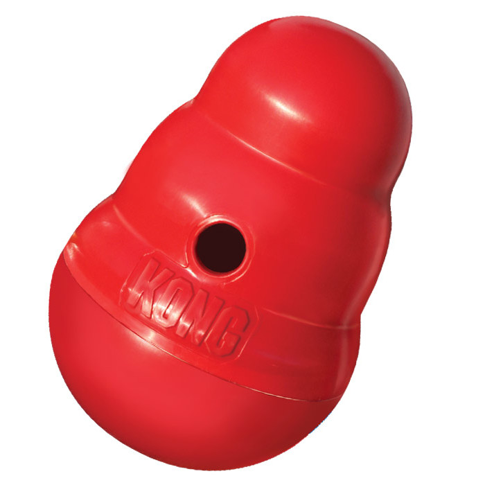 Kong Wobbler;Treat Dispenser Dog Toy in Red, Size: Large | PetSmart