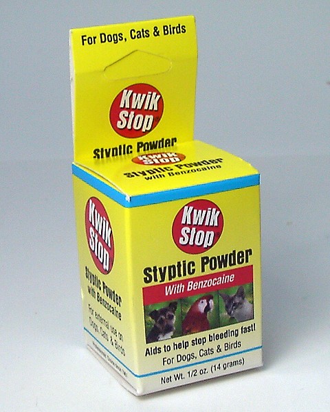 Kwik Stop Styptic Powder with Benzocaine - 0.5 oz