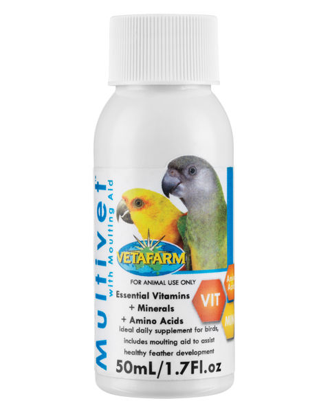 Vetafarm Multivet with Moulting Aid Liquid Vitamin