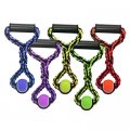 Multipet Nuts For Knots™ Rope Tug w/Tennis Ball 14 Inch