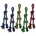 Multipet Nuts For Knots™ Rope Tug w/ 2 Danglers 15 Inch