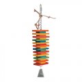 Featherland Colored Squares w/Bell Bird Toy