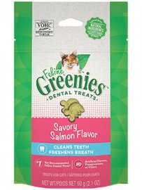 Feline Greenies™ Dental Treats Savory Salmon Flavor