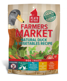 Plato Farmers Market Duck & Vegetables Real Strips