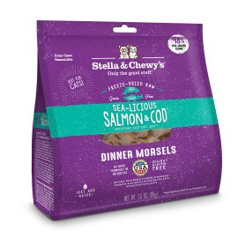 Stella & Chewys Sea-Licious Salmon & Cod Freeze-Dried Raw Dinner Morsels