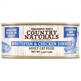 Grandma Mae's Country Naturals Whitefish & Chicken Slices in Gravy 5.5 Oz