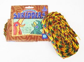 Planet Pleasures Shredders Rainbow Zig-Zag Bird Toy