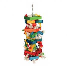 Paradise Knots N Blocks XL Bird Toy