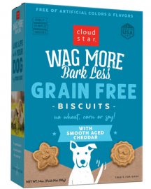 Cloud Star Wag More Bark Less  Oven Baked Biscuits Cheddar 14 Oz