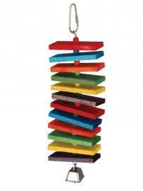 Paradise Slat and Bead Bird Toy