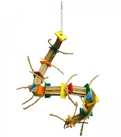 Fun-Max Bongo-Twist Medium Bird Toy