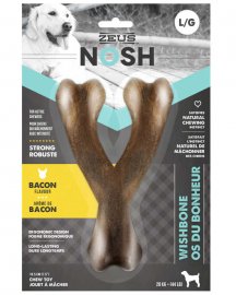 Zeus Nosh Strong Wishbone Chew Bone Large Bacon