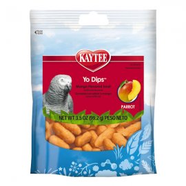 Kaytee Yo Dips Mango Flavored Treats for Large Hookbills 3.5 Oz