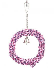 Penn-Plax Braided Rope Swing/Small - Pink
