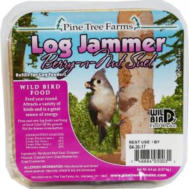 Pine Tree Farms Log Jammer Berry-N-Nut Suet 9.4 Oz