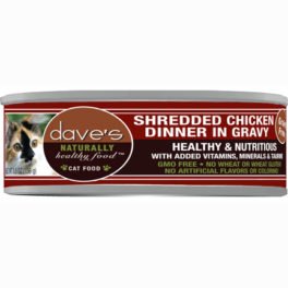 Dave’s Naturally Healthy Cat Food Shredded Chicken