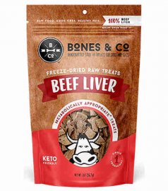 Bones & Co Freeze Dried Raw Beef Liver Treat 2 Oz