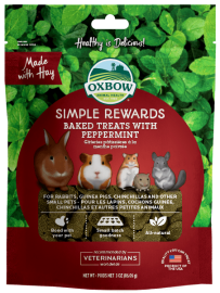 Oxbow Simple Rewards Baked Treats with Peppermint