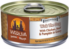 Weruva Wok the Dog – With Chicken, Beef and Pumpkin in Gravy