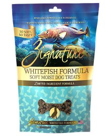 Zignature Whitefish Formula Soft Moist Treats for Dogs 4 Oz.