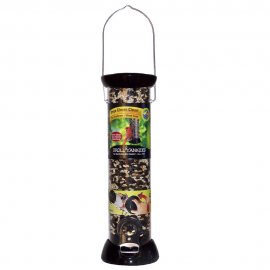 Droll Yankees Onyx Clever Clean 12″ Sunflower/Mixed Seed Feeder