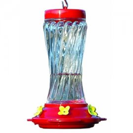 Audubon Swirl Glass Hummingbird Feeder