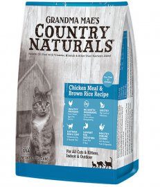 Grandma Mae's Country Naturals Chicken Meal & Brown Rice Recipe for Cats & Kittens