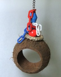 Beak Stop Coco Hut Bird Toy