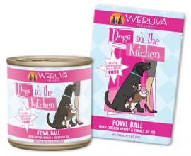 Dogs In The Kitchen Fowl Ball – With Chicken Breast & Turkey Au Jus