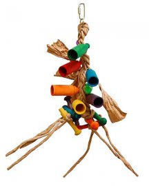 Fun-Max Jupiter Paper Rope Bird Toy