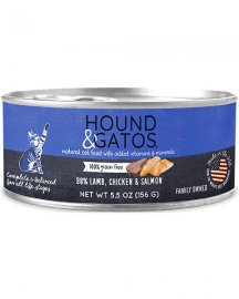 Hound & Gatos Lamb, Chicken & Salmon Recipe for Cats