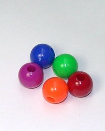 Hard Plastic Beads 22 mm 10 Pack