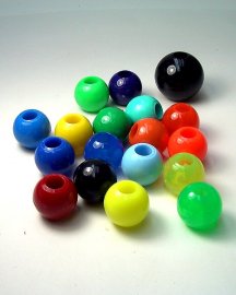 Hard Plastic Beads 33 mm 10 Pack