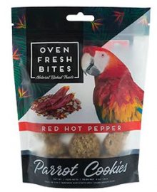 Oven Fresh Bites Baked Red Hot Pepper Parrot Cookies