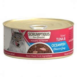 Scrumptious From Scratch Tuna with Oceanfish Cat Food 2.8 Oz.