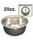 A&E Stainless Steel Playstand Replacement Cup