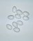 Plastic Finch-Canary-Parakeet Eggs White 10 Pack