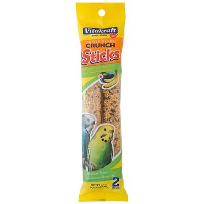 Vitakraft Parakeet Crunch Sesame & Banana Sticks 1.4 Oz