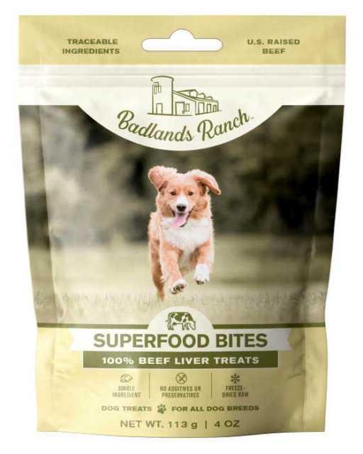 Badlands Ranch Superfood Bites 100% Beef Liver Treats