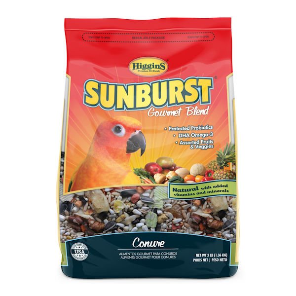 Higgins Sunburst Gourmet Food Mix Conure
