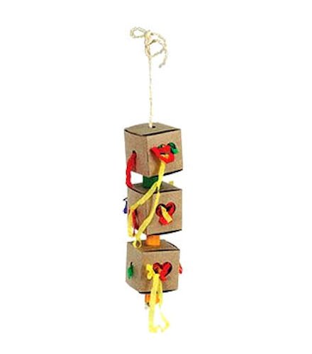 Paradise Triple Foraging Box Bird Toy