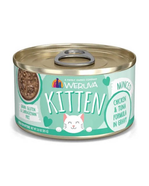 Weruva Kitten Chicken & Tuna Formula in Gravy 3.0 Oz