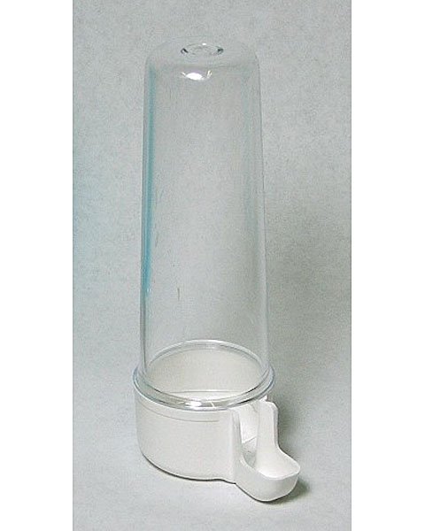 S.T.A Plastic Tube Bird Waterer 3 Oz Clear w/Short Lip