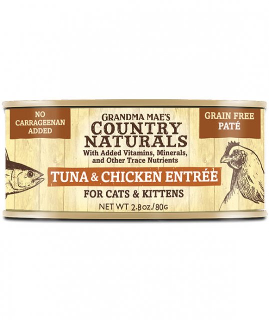 Grandma Mae's Country Naturals Tuna & Chicken Pâté 2.8 Oz