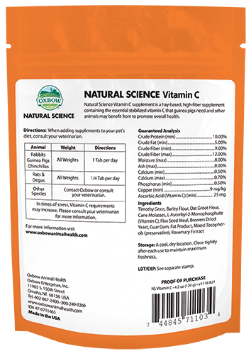 Oxbow Natural Science Vitamin C