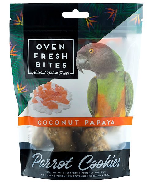 Oven Fresh Bites Baked Coconut Papaya Parrot Cookies
